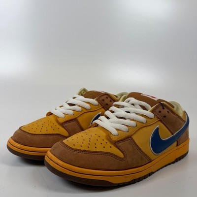 Nike SB Dunk Low Newcastle Brown Ale Gold Atlantic Blue 313170-741 Mens Size 9