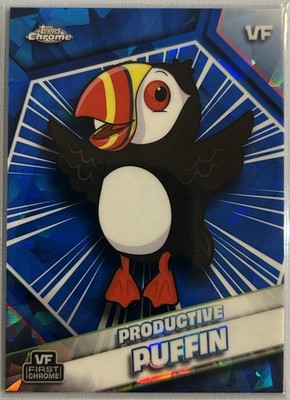 2026 Topps Chrome VeeFriends - Sapphire Blue - Productive Puffin 141