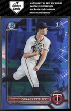 2022 Bowman Draft Sapphire Connor Prielipp BDC-8 1st Minnesota Twins
