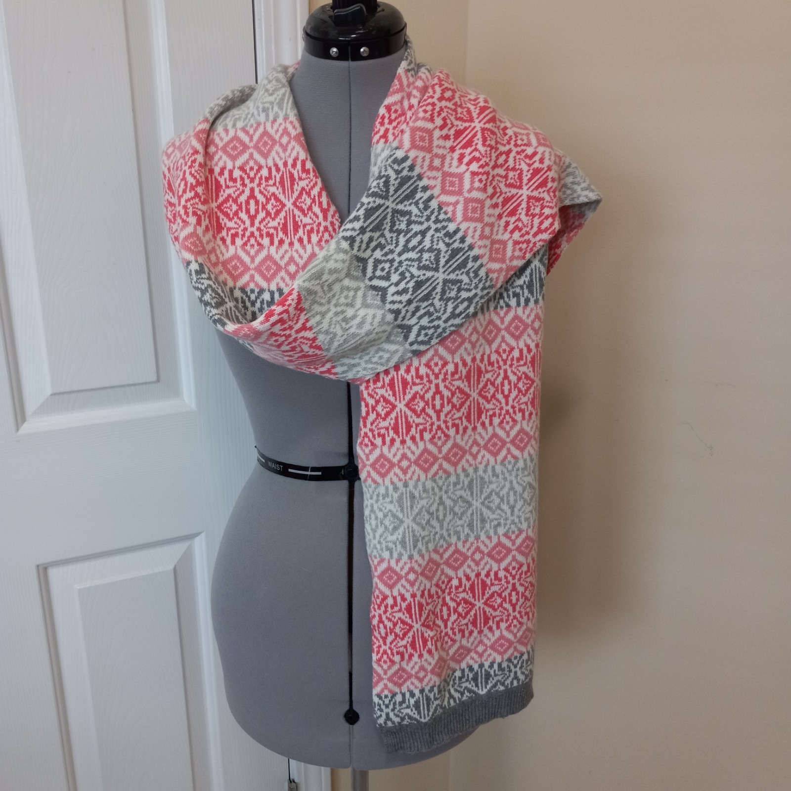 TALBOTS Womens Lambswool Blend Rectangular Scarf … - image 1