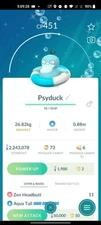 Shiny Psyduck Swim Ring ✨pokemon Go  - Registered Trading Only