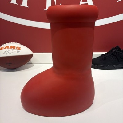 MSCHF Big Red Boots BRB-(BRB09)  - Size 9 - AUTHENTIC - Big Red Boot - Astro Boy