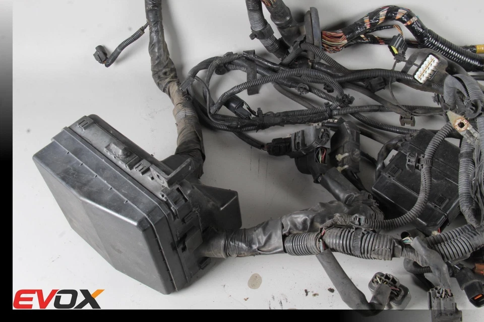 2008-15 MITSUBISHI LANCER EVOLUTION X GSR OEM 5 SPD FRONT CHASSIS HARNESS - Image 3 of 4