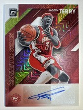 2019-20 Panini Donruss Optic Jason Terry Signature Series Choice Prizm Auto