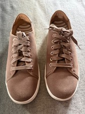 Vionic Womens Sunny Brinley Suede Lace Up Sneaker Brown Low Top size 9 - EUC 