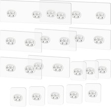 15 Pack Shower Caddy Adhesive Replacement Strong No Drill Hooks Bathroom Kitchen