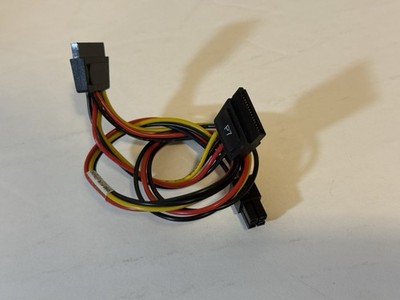   HP Compaq 6000 6005 Pro 8000 Elite MicroTower 20'' 4Pin to Dual SATA Pwr Cable