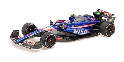 117240422	VISA CASH RB FORMULA ONE TEAM VCARB 01   YUKI TSUNODA  1:18 Minichamps