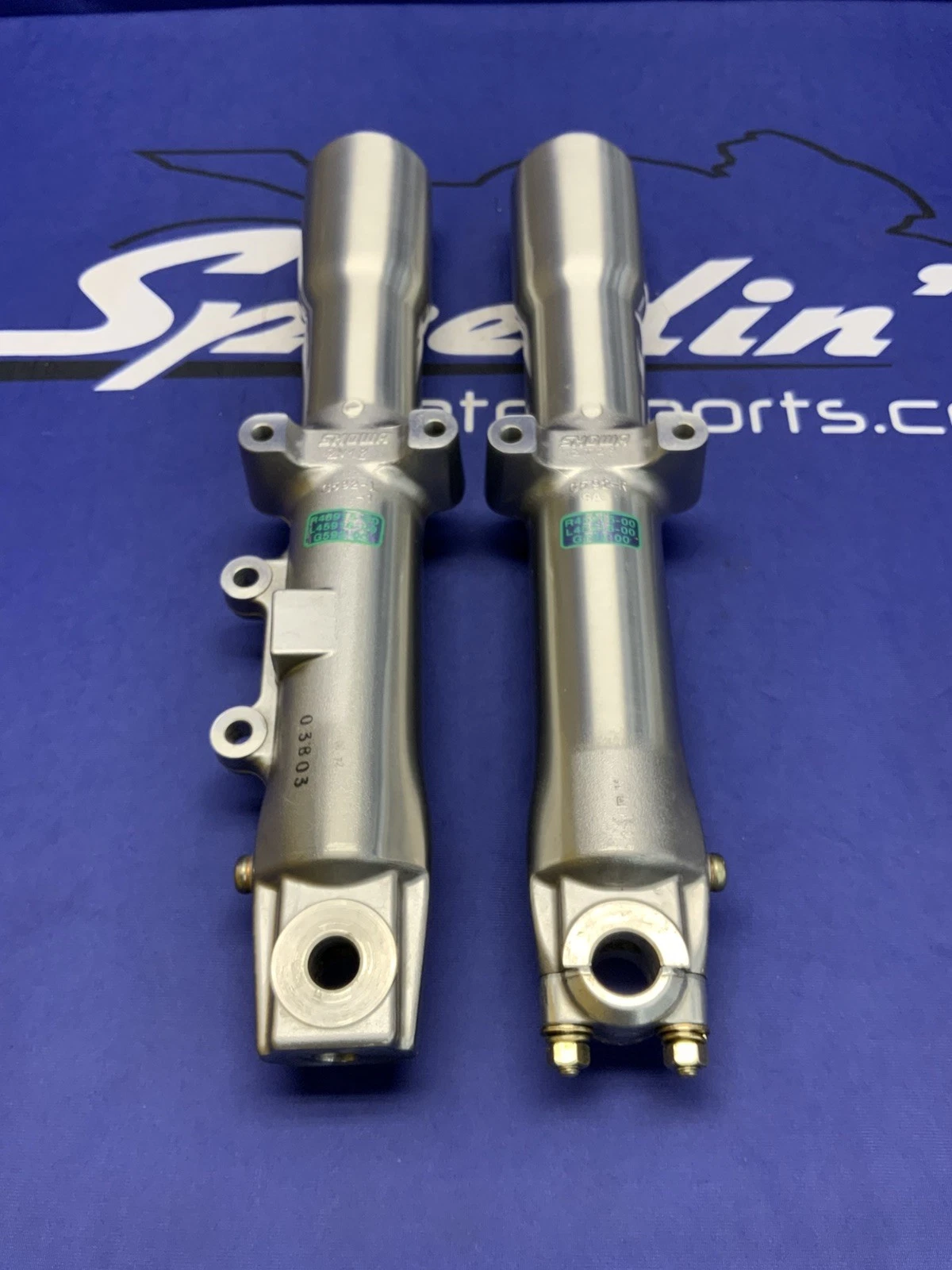 Harley Davidson Outer Fork Tube Set FLHTC Electra Glide 1999-2006 OEM 46496-00A
