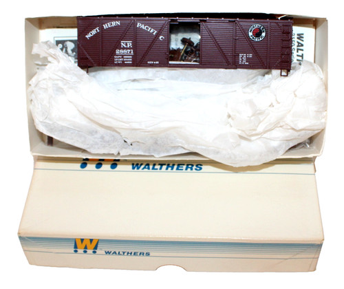 Walthers 932-2151 HO 40' SS Coche Caja Madera con Extremos de Madera NP 28871 Kit Nuevo en Caja Años 80 | Zustand: New