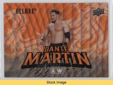 2024 Upper Deck Allure AEW Horizontal SP Orange Slice Dante Martin READ 10hd