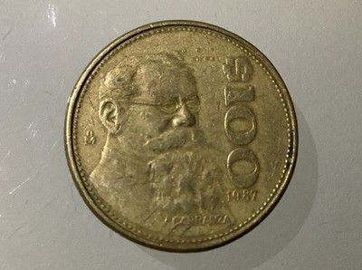 Mexico 100 Pesos 1987 Circulated