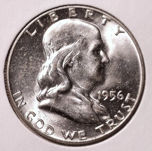 1956 Franklin Half Dollar, BU  #3157