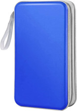 CD Case Wallet, 80 Capacity DVD VCD Media Blu-Ray Case Wallet Holder Storage Org