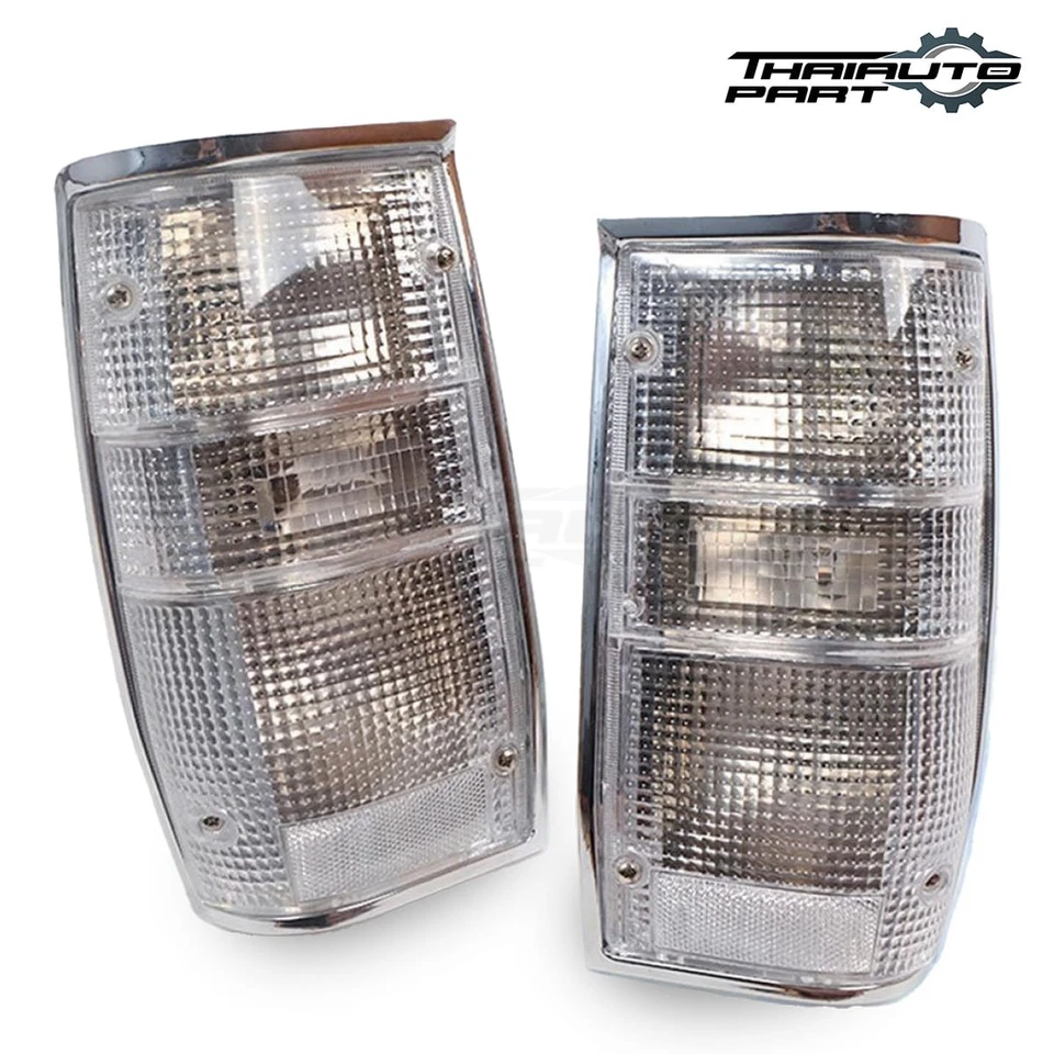 Luz trasera para Mitsubishi L200 Mighty Max Colt 1986-1997 lente transparente Foto 2 de 4