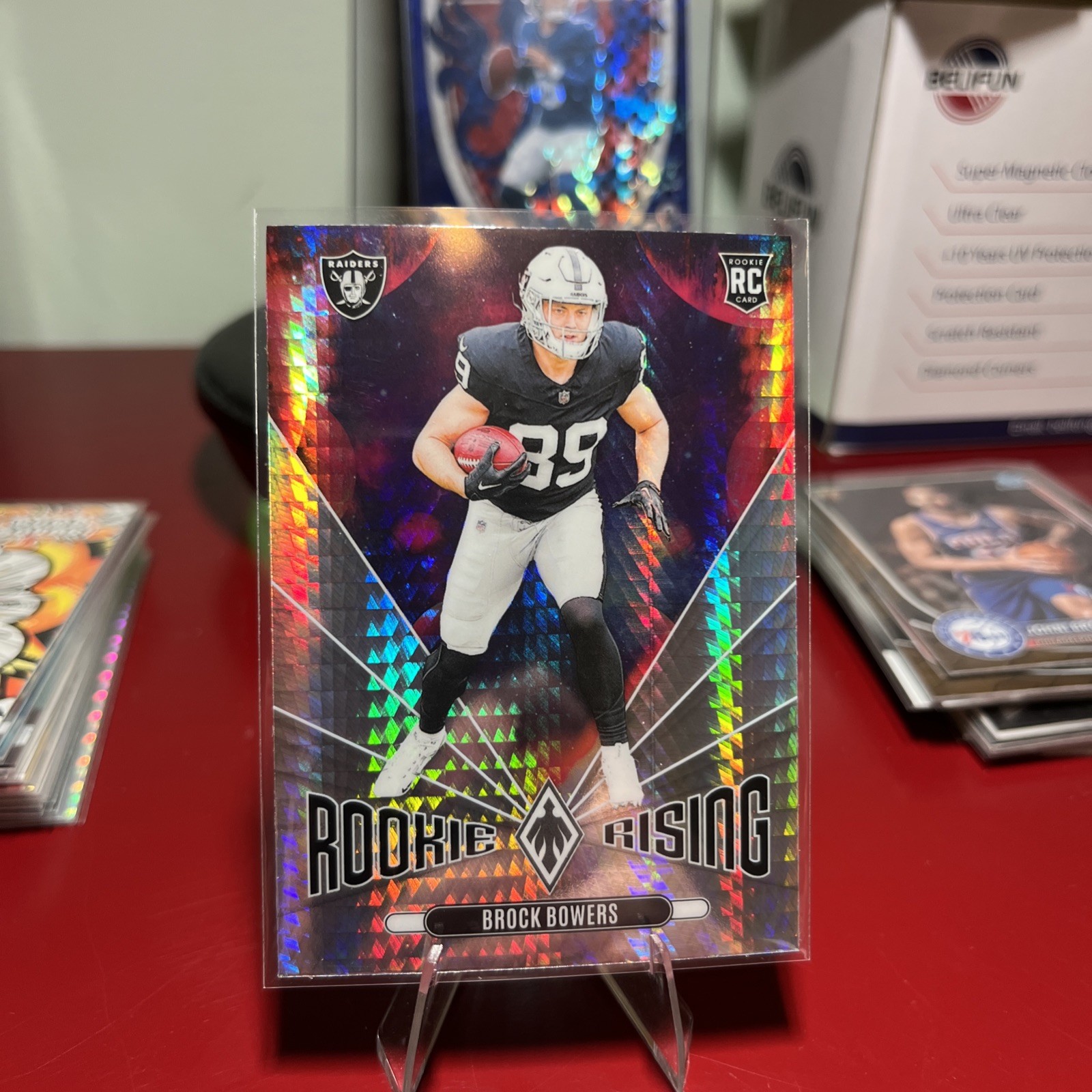 2024 Panini Phoenix - Rookie Rising Brock Bowers #RR-BBS Hyper (RC)