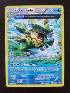 Pokémon Ludicolo 37/160 Primal Clash Full Art Reverse Holo