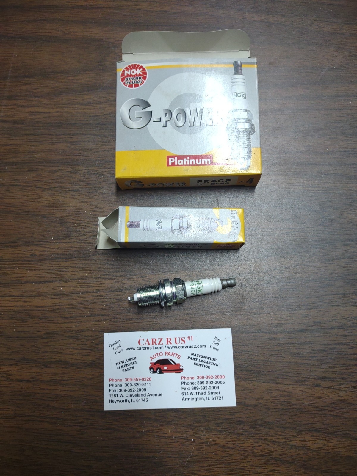 4 pc Spark Plugs NGK G-Power 2685 FR4GP 2685 FR4GP Tune Up Kit Set hw