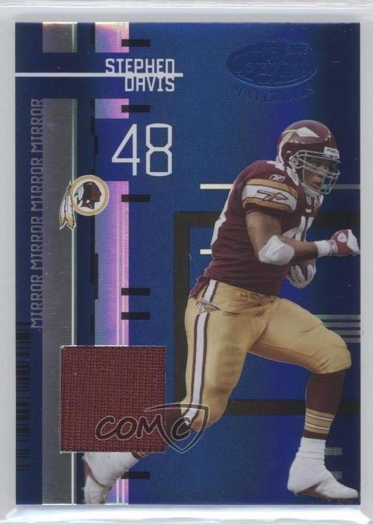 2005 Leaf Certified Materials Mirror Blue 26/50 Stephen Davis #150 0a1