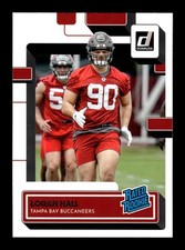2022 Donruss #364 Logan Hall - Tampa Bay Buccaneers Rated Rookie Football Card. rookie card picture
