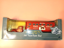 Rare Ertl Anheuser Busch 1941 Tractor Trailer Bank 1/43 Die Cast Clydesdales