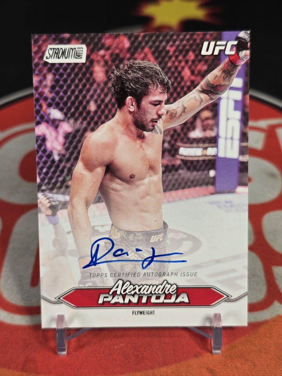 2025 Alexandre Pantoja Topps Stadium Club Ufc Autograph #BCA-APA