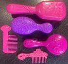 Barbie Doll Accessories Lot 5 Brushes / Combs Vintage Modern Branded Unbranded