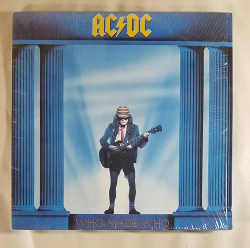 AC/DC Who Made Who LP RARE Record Club CRC Shrink EX Vintage Vinyl 1986