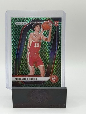2024-25 Panini Prizm Zaccharie Risacher #265 Jade Dragon Scale Prizm /48 (RC)