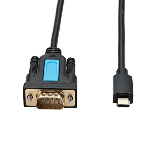 1.5m USB-C to RS232 DB9 Male Serial Adapter, Supports Windows XP/Vista/7/8.1/... - 第 2/7 張圖片