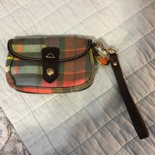 Dooney And Bourke Plaid Wristlet