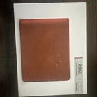 Ridge Full Grain Leather Bifold Wallet Tobacco Brown Brand New in Box