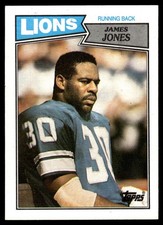 James Jones 1987 Topps #319 Detroit Lions 32780 Football Card