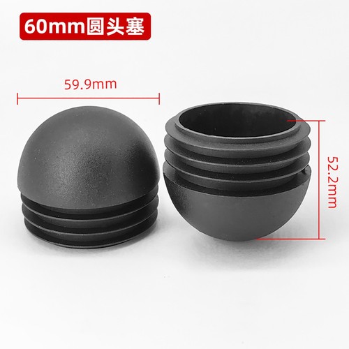 Domed Round Plastic End Caps Blanking Plugs Bung Tube Pipe Inserts 13mm - 76mm - Picture 54 of 61