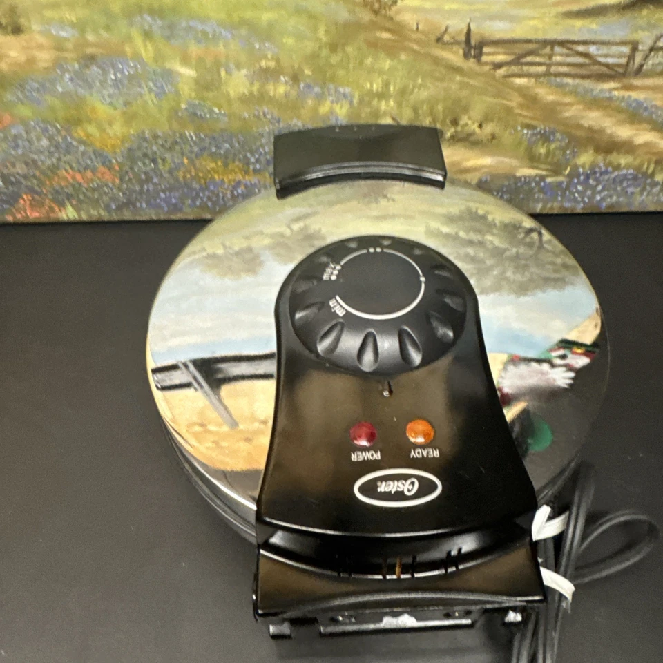 Gofrera Oster Bélgica Modelo 3883 Acero Inoxidable Antiadherente Eléctrica Probada Foto 3 de 4