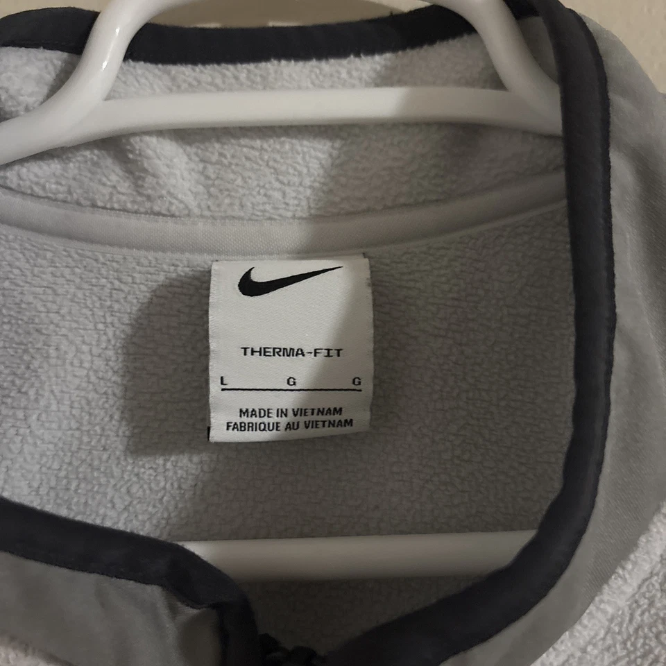 Chaleco de golf Nike Therma-Fit Victory polar gris DA2905-025 para hombre talla GRANDE cremallera completa Foto 2 de 4