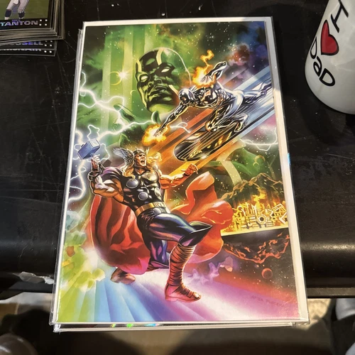 SILVER SURFER GHOST LIGHT #5 FELIPE MASSAFERA VIRGIN VARIANT SURFER #4 HOMAGE