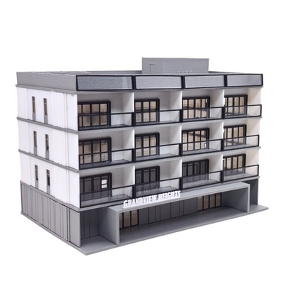 #ad #ad Outland Models Downtown 4 Story Apartment White Stackable 1:87 HO Scale $41.99