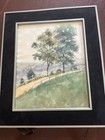 Mildrede Lusk 1944 Aquarell mit Rahmen