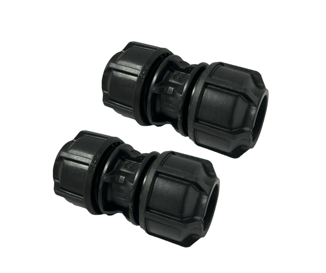 2 x Philmac 3G Metric/Imperial Joiner 25mm x 3/4"" 98913300 (2 PACK) NEW