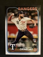 2024 Topps - #575 - Jonathan Ornelas - RC - Texas Rangers
