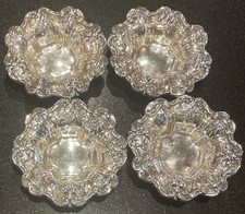 Reed & Barton Francis I Sterling Silver Nut Dish X569 Lot Of 4 3.5”