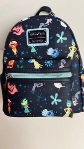 Disney Parks Exclusive Loungefly Inside Out Navy Blue Mini Backpack *NWT*