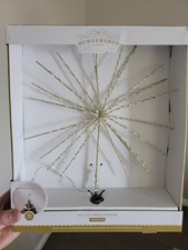 Wondershop LED Twinkling Glitter Starburst Cool Warm White 70 Light Tree Topper
