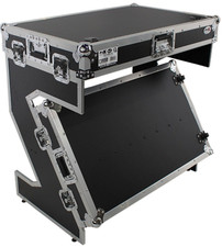 ProX XS-ZTABLE JR Z-Table Jr Folding DJ Table Case Style W/ Handles and Wheels