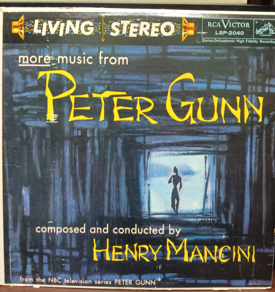洋楽 more music from PETER GUNN LP More Music From Peter Gunn LP Henry Mancini LPM - 2040 RCA Victor