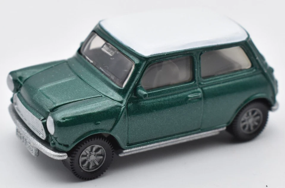 SIKU 1031 Mini Cooper green. 1:55. metal. blister card. Germany - Image 3 of 4