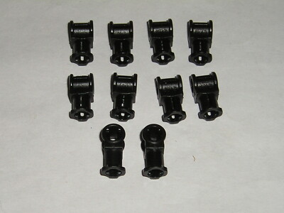 Lego Technic 10x Achs Verbinder 2 Fach schwarz 32039  (L1)