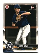 2018 Bowman Draft  # BD-104 Justin Jarvis