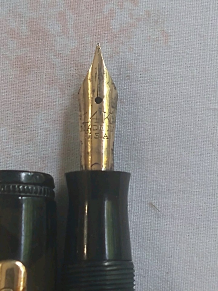 Gold Bond Fountain Pen 14k Gold Fine Nib4 eBay